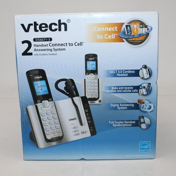 Vtech Other - VTech DS6771-3 Two Handset Connect To Cell Answering System w/ Cordless Headset
